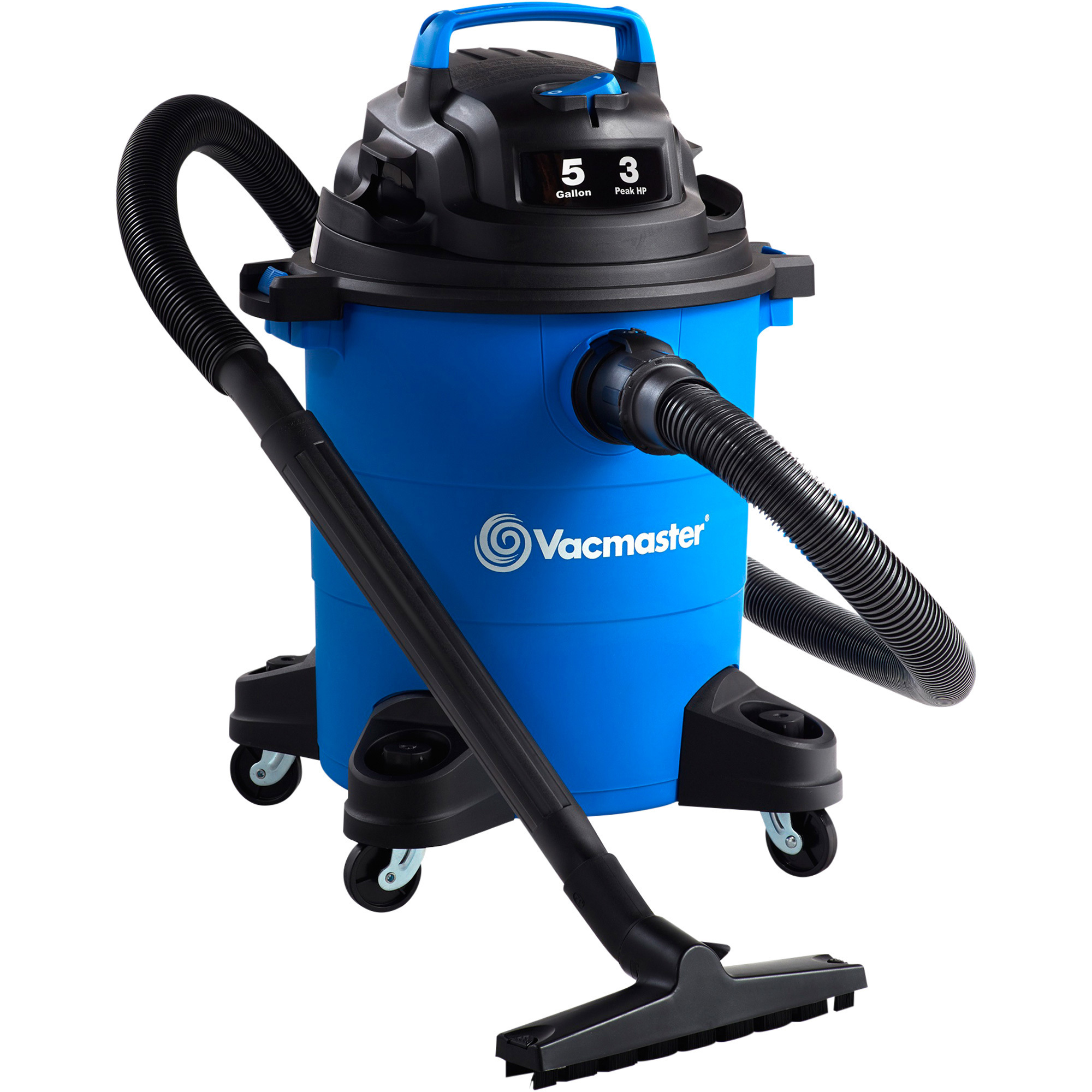 Vacmaster® 2-In-1 Wet/Dry Vacuum/Blower, 65 CFM, 5-Gallon, 3 Peak HP, Model# VOC507PF